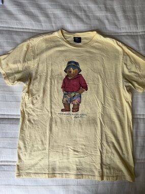 Polo by Ralph Lauren Yellow Polo Bear Graphic Tee